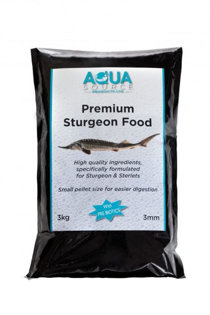 aqua source premium sturgeon food 3kg