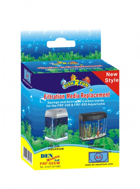 Fish R Fun FRF-HEX/M Spare filter media for FRF-Deco Fish Tanks 