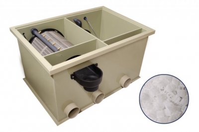 filtreau combi - 2 - moving bed inc  uv & rinse pump
